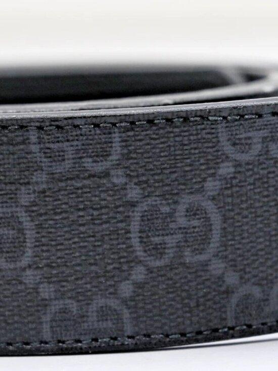 GUCCI GG Supreme with Interlocking G buckle Black Belt Size 95/38 main image 7